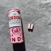 Image 3 of Gordon’s Pink Gin Can Earrings