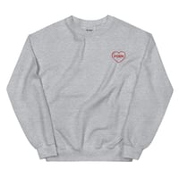 Image 2 of Heart Porn Embroidered Sweatshirt