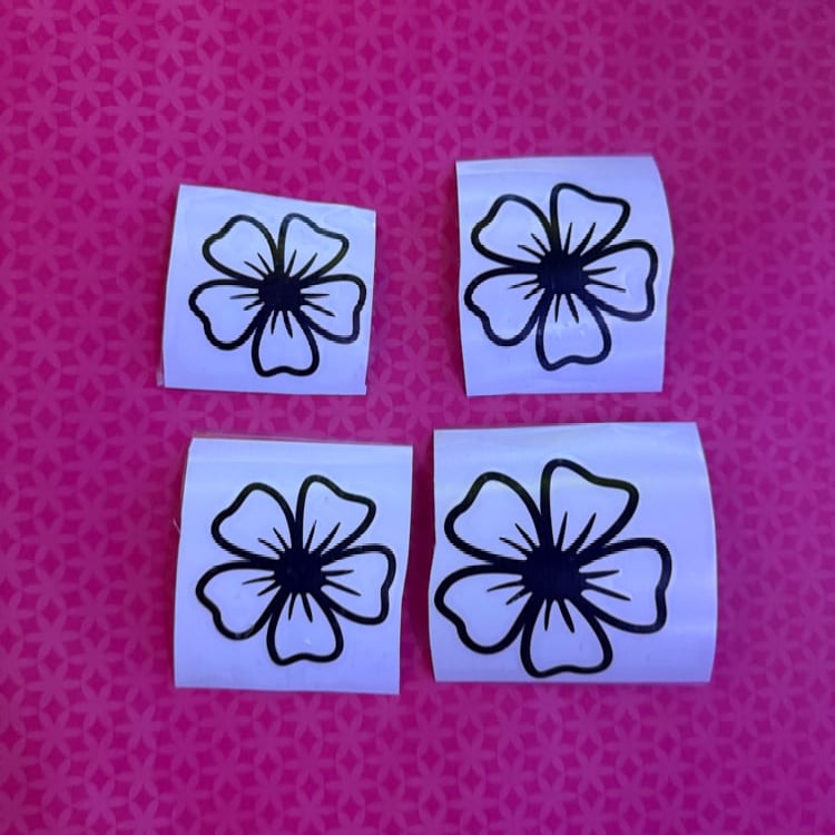 Image of Flower Decal (4 pack)