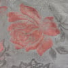 Vintage Mixed Fibre Haori (Silver & Pink with Roses)
