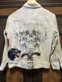 Image 7 of White Denim Demon Jacket 