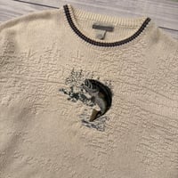 Image 2 of Vintage Jumping Bass Sweater - L