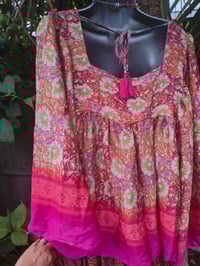 Image 8 of Gypset smock shocking pink oranges