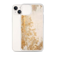 Image 25 of White and Gold Tattered Texture Goth Lolita Kawaii Baroque Clear Case for iPhone®