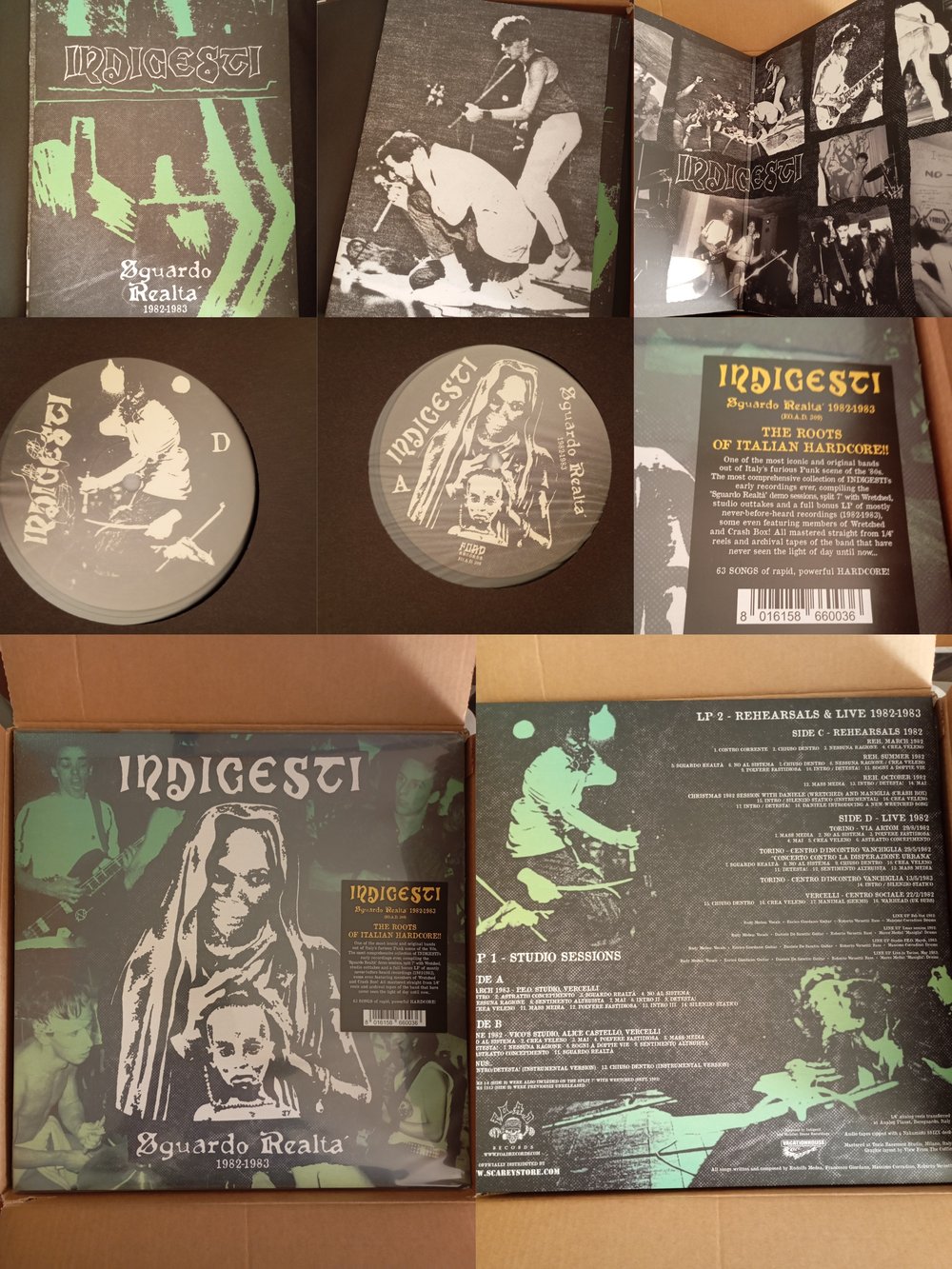 INDIGESTI - Sguardo realtà 1982 - 83 ( Gat 2xLp )