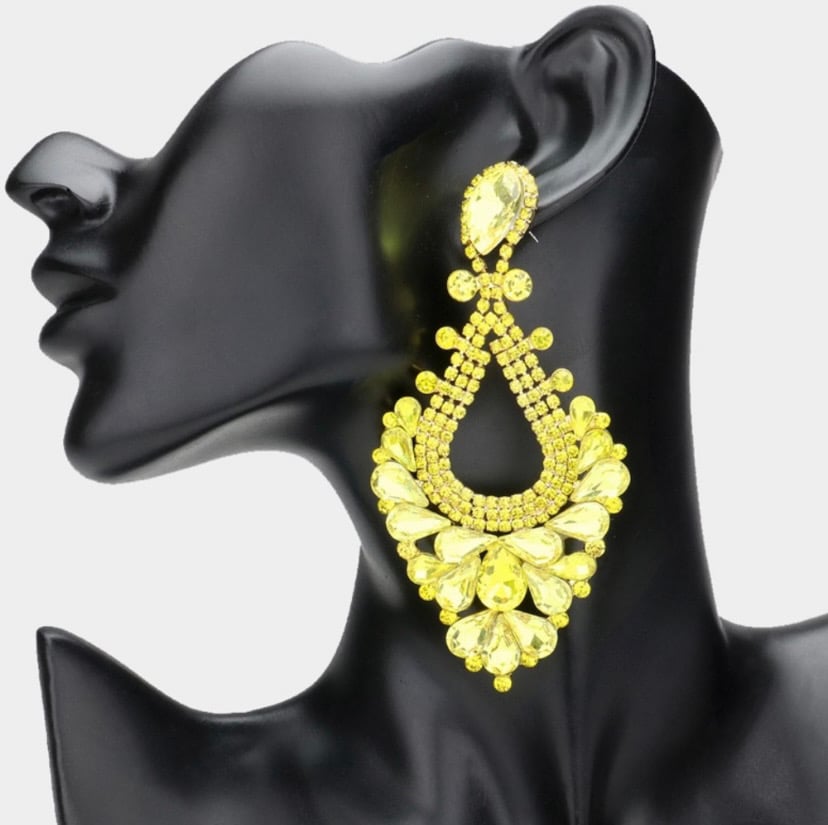 Image of Pear Shape Earrings 