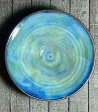 Image 2 of Aged copper/blue-green bowl
