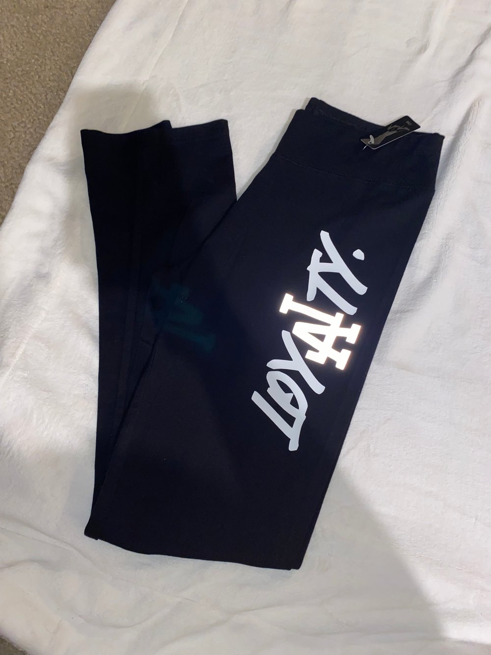 Image of Black loyalty leggings 