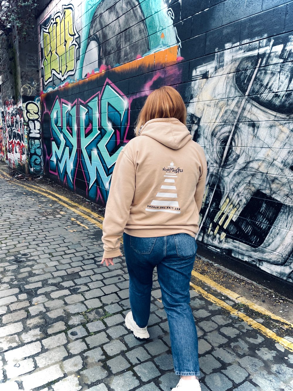 Image of Nude Script Hoody