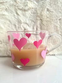 Image 2 of  Heart Glass Mug