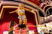 Image 2 of Purple and blue wrestling gear