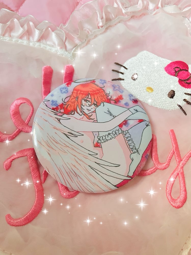 Image of Angel Devil Lingerie Large Badge 