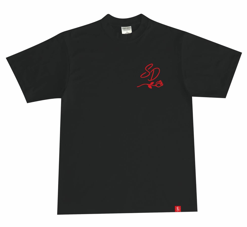 Image of "SD Rose" Tee (Black)