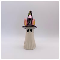 Image 1 of Pink Bunny Witch 11 cm