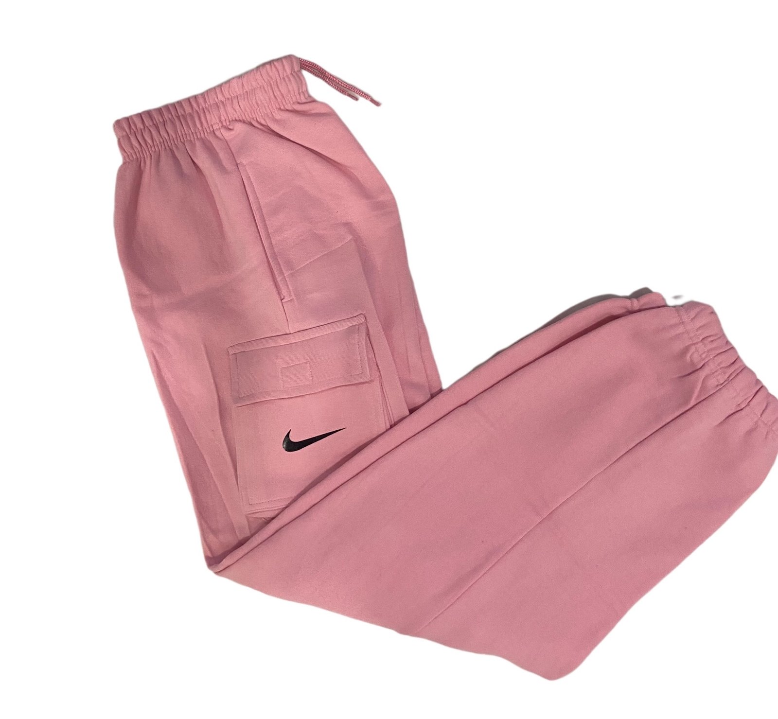 Pink Nike inspired cargo joggers