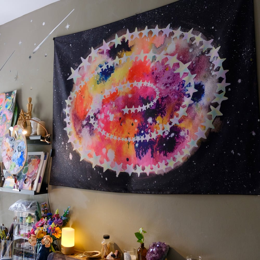 Image of SPIRAL STARS ✧ Tapestry 