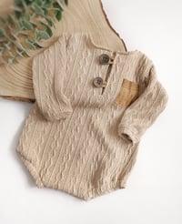 Image 2 of Photoshooting boys bodysuit |  Ari | beige | 18-24 months