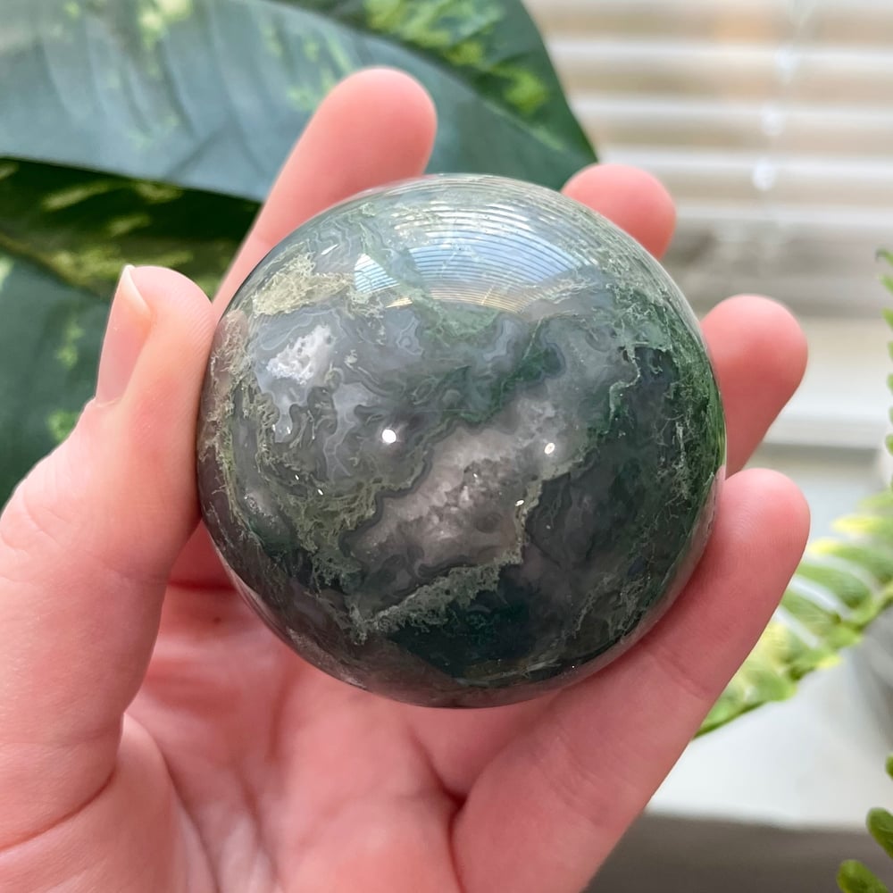 Moss Agate Sphere A