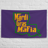 Mardi Gras Mafia Parade Flag