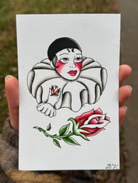 Pierrot Painting
