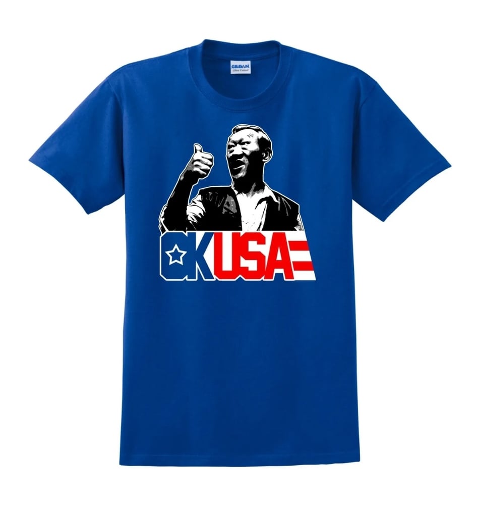 Image of OK USA T Shirt - Inspired by Bloodsport