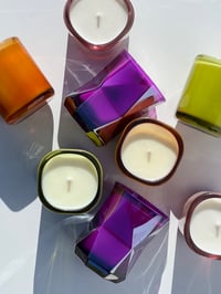 Image 3 of CUBIC CANDLES - AMBER | GREEN | PINK