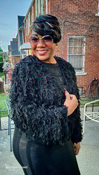 Image 3 of Black Fringe Sweater 
