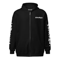 Image 1 of HONORED. Black Zip-Up