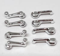 Image 1 of door handles & window cranks (8 pcs)