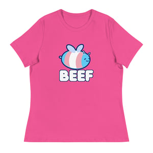 Women's Relaxed Fit Trans Beef Shirt