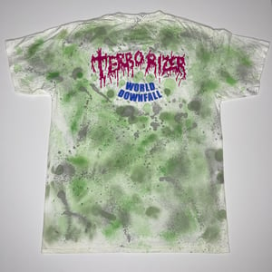 Image of White Terrorizer Tie Dye Shirts