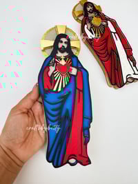 Image 1 of SAGRADO  CORAZON DE JESUS FULL BODY SVG