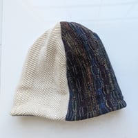 Image 4 of Upcycled Reversible Beanie Cotton Blend 11