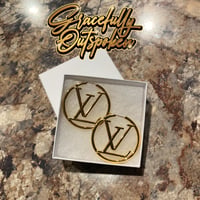 Preorder Gold LV Earrings 