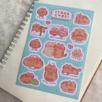 Image 2 of Tiger Cubs Sticker Sheet