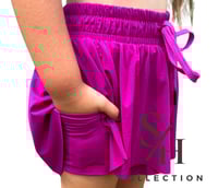 Image 3 of Lacey Butterfly Shorts - Dragon Fruit