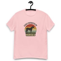 Image 8 of Unisex classic tee, Easily Distracted By Horses Tee