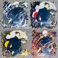 Image 1 of JJK Gojo and Geto Enamel Pin [IN HANDS]