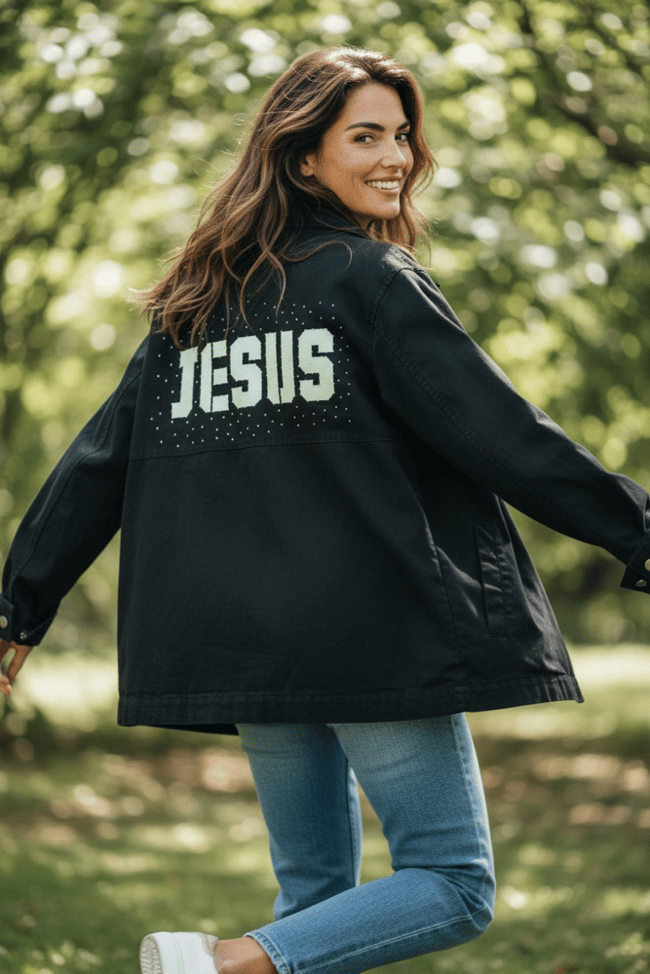 Jesus Jean Jacket 