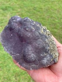 Image 23 of Purple Botryoidal Fluorite With Cubic Pyrite Specimen #447 