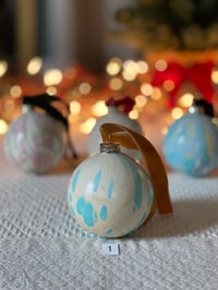 Image 2 of Marbled Ornaments - Joy