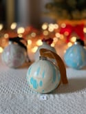 Marbled Ornaments - Joy
