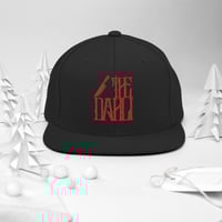 Image 1 of Red Logo Snapback Hat