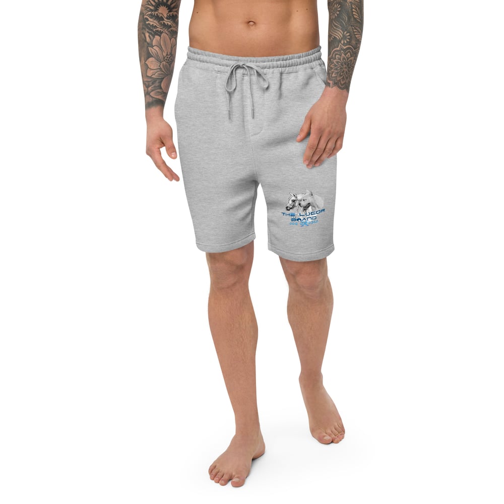 Image of Men's fleece Lucor Brand shorts