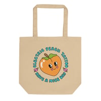 Image 1 of SIDTHEVISUALKID ELECTRIC PEACH Tote Bag