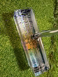 Image 1 of gold and silver snakeskin blade