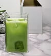 Scented iced matcha candle 