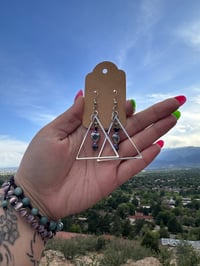 Image 1 of Love Triangle Earrings 