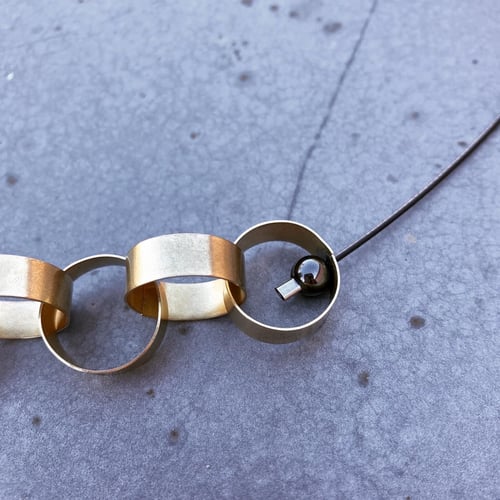 Image of Circle Link Necklace