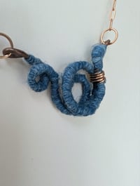 Image 6 of Handspun Wirecore Scribble Necklace (You Choose!)